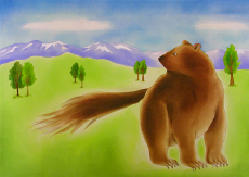 くまのしっぽがみじかくなったわけ