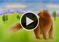 くまのしっぽがみじかくなったわけ